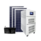 ระบบผลิตพลังงานแสงอาทิตย์ 20kw 220v บ้าน Offgrid อินเวอร์เตอร์ควบคุม 60HZ