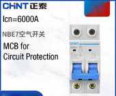 Chint NBE7, NB7 เบรกเกอร์ขนาดเล็ก 6 ~ 63A, 80 ~ 125A, 1P, 2P, 3P, 4P สำหรับการป้องกันไฟฟ้าลัดวงจร AC220, 230V, 240V ใช้