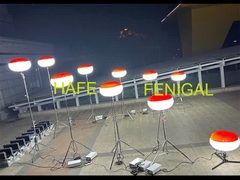 หอไฟ LED แบบเป่าลม 400W ไฟนุ่มนวลสำหรับพื้นที่ทำงาน ติดตั้งง่าย