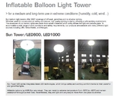 1000w Tripod Moon Balloon Light พร้อมยานพาหนะให้แสงสว่างเคลื่อนที่ได้