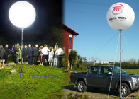 ขาตั้งกล้องโฆษณา Ball Moon Ballon Light 1m Event Inflatable LED 400W