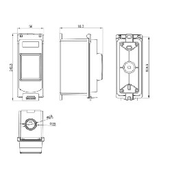 กล่องกระจาย IP66 สําหรับความสอดคล้องอย่างสมบูรณ์แบบและการติดตั้งง่าย 276X 154X 145mm