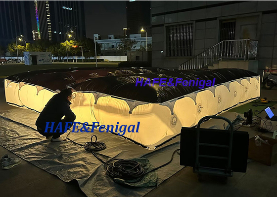 6M*5M*1M PAD Film Light Balloon Flicker ฟรี 5600k สําหรับการถ่ายภาพกลางแจ้ง