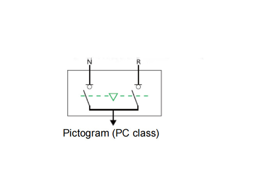 ประเภท PC อัตโนมัติสวิทช์การโอนที่มีการปล่อยอัตราการกระแสเกินและอัตราการกระแส 32-100A