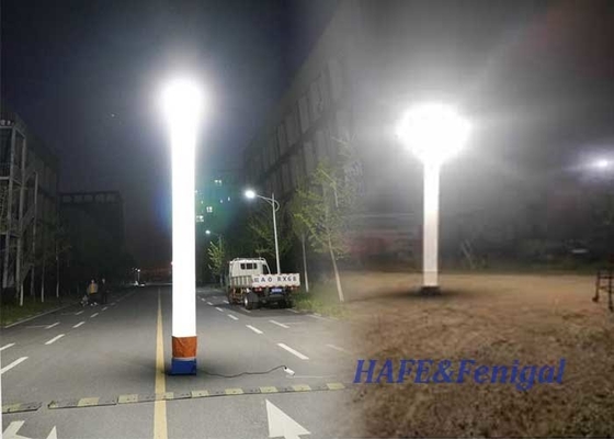 หอไฟแบบพกพาแบบปนเปียก อุปกรณ์ประกายกลางคืนกลางแจ้ง 575 W HMI ไม่มีแสงสว่าง