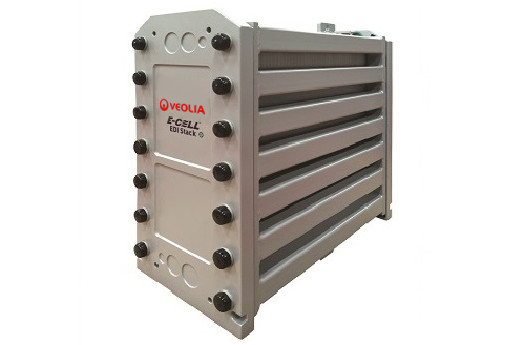 Veolia EDI E-Cell Stack MK-7 การฟื้นฟูน้ําที่บริสุทธิ์สูงสุดถึง 97%