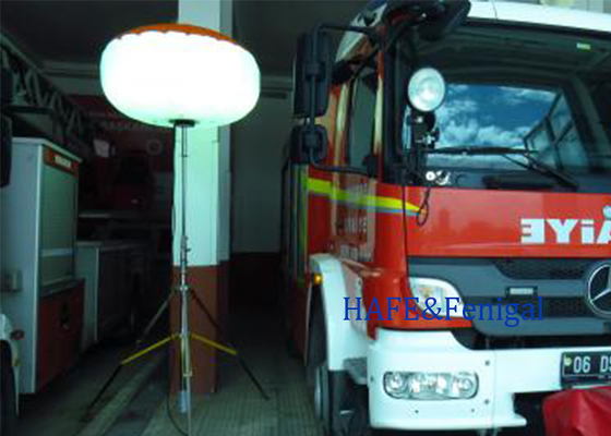 80000lm ไม่มีแสงสว่าง พกพาสามเสา 800w LED ไฟสําหรับงานช่วยเหลือกลางคืน