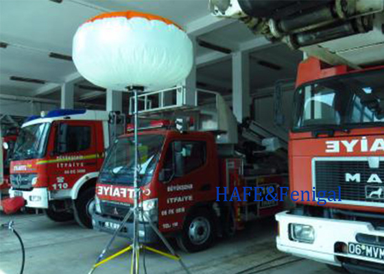 80000lm ไม่มีแสงสว่าง พกพาสามเสา 800w LED ไฟสําหรับงานช่วยเหลือกลางคืน