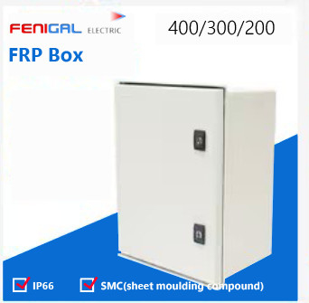 SMC โพลีเอสเตอร์ FRP กล่อง 220/380V กล่องกระจายพลังงาน IP66 กล่องไฟฟ้ากันน้ํา