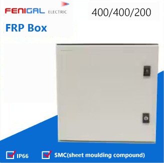 SMC โพลีเอสเตอร์ FRP กล่อง 220/380V กล่องกระจายพลังงาน IP66 กล่องไฟฟ้ากันน้ํา