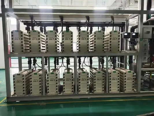 Veolia E Cell Edi Module การบําบัดน้ําสําหรับน้ําที่บริสุทธิ์มาก