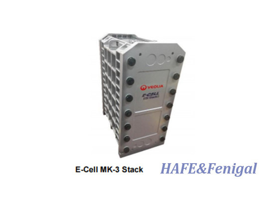 Veolia E Cell Edi Module การบําบัดน้ําสําหรับน้ําที่บริสุทธิ์มาก