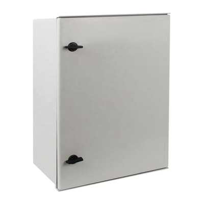 กล่องกรอบไฟฟ้าสําหรับการกระจายไฟฟ้าภายนอก สายใยแก้ว พื้นผิวขาว 300x250x140mm