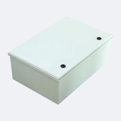 กล่องกรอบไฟฟ้าสําหรับการกระจายไฟฟ้าภายนอก สายใยแก้ว พื้นผิวขาว 300x250x140mm