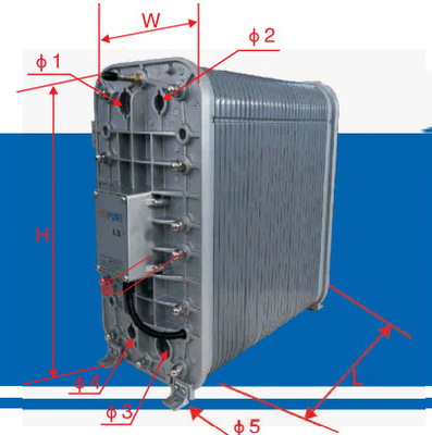 0.5-0.7m3/H EDI Stacks LX-HD-50 สําหรับการฆ่าเชื้อที่อุณหภูมิสูง