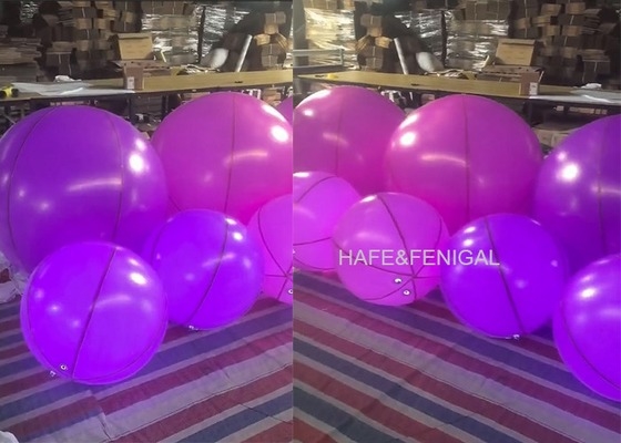 ไฟสว่างคอนเสิร์ตของคุณด้วยแสงบอลลูนสีม่วงและสีชมพู