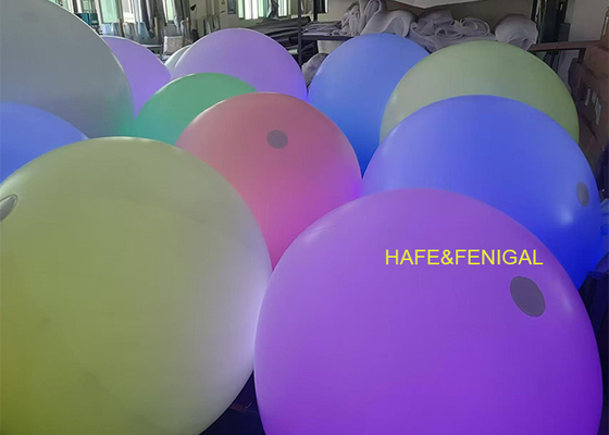 ไฟบอลลูนอินเทรคทีฟ RGB LED 4 ฟุต แปลงสีด้วยทับทิม