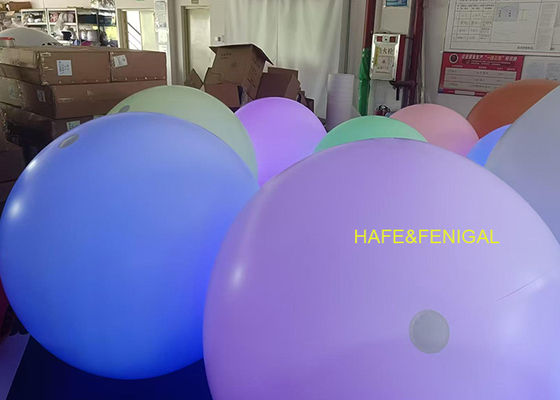 ไฟบอลลูนอินเทรคทีฟ RGB LED 4 ฟุต แปลงสีด้วยทับทิม