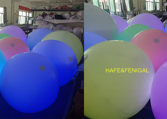 ไฟบอลลูนอินเทรคทีฟ RGB LED 4 ฟุต แปลงสีด้วยทับทิม