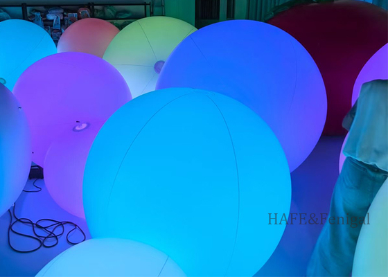 ไฟลูกโป่ง LED RGB แบบโต้ตอบได้ 4 ฟุต Tap-To-Change-Color: ลูกบอล LED สำหรับฝูงชนที่เหมาะสำหรับงานอีเวนต์