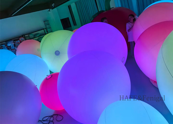 ไฟลูกโป่ง LED RGB แบบโต้ตอบได้ 4 ฟุต Tap-To-Change-Color: ลูกบอล LED สำหรับฝูงชนที่เหมาะสำหรับงานอีเวนต์