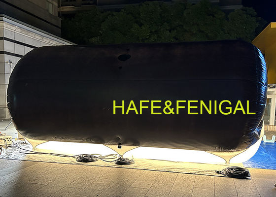 บอลลูนไฟฮีเลียมทรงกระบอกเป่าลมสำหรับถ่ายทำภาพยนตร์กลางแจ้ง