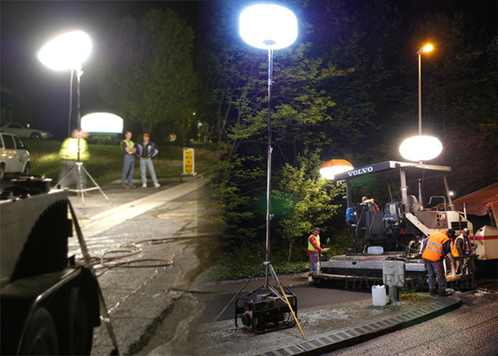 ระเบียงแสงระบายอากาศความปลอดภัย 600w LED สําหรับการซ่อมแซมถนนและอาคาร