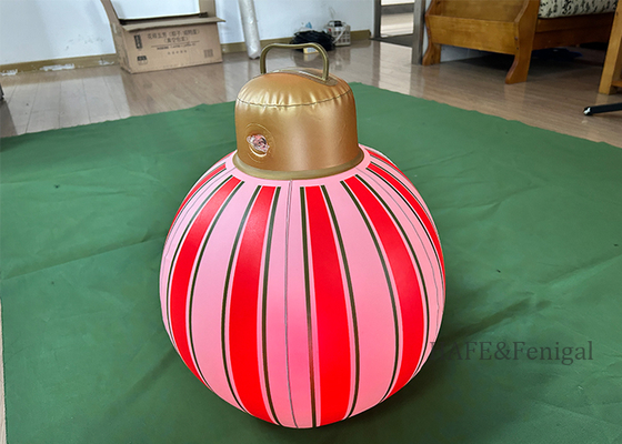 ไฟลูกโป่ง LED คริสต์มาสต์ พีวีซีแบบปรับอากาศ (เงิน/ทอง) - ตกแต่งบ้านกลางแจ้ง
