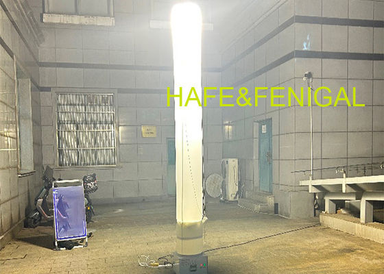 เสาไฟส่องสว่างแบบพองลมได้ขนาดพกพา 3-5 เมตร 1000W สำหรับส่องสว่างกลางคืนกลางแจ้งสำหรับพื้นที่ขนาดใหญ่