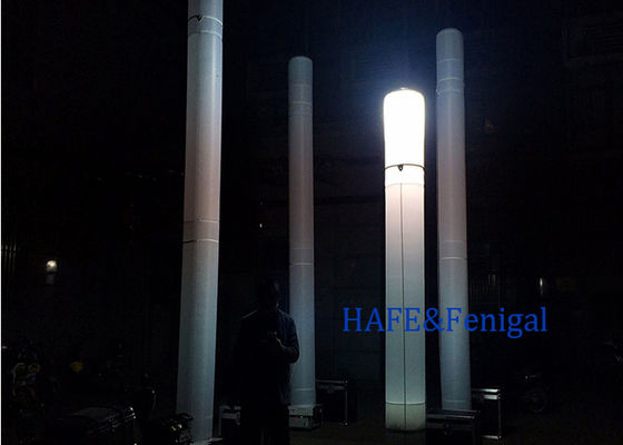 หอไฟส่องสว่างแบบเป่าลม ปราศจากแสงสะท้อน 1200W 60HZ ระบบฉุกเฉิน สำหรับใช้งานกลางแจ้งในเวลากลางคืนแบบพกพา