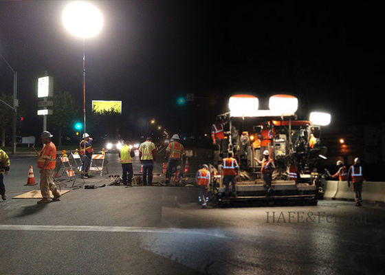 800W Dimmable LED Inflatable Light Tower สามารถปรับแต่งได้สําหรับการช่วยเหลือกลางคืน ความปลอดภัยในการก่อสร้าง