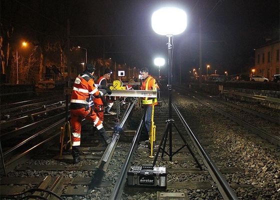 หอไฟ LED แบบเป่าลม 400W ไฟนุ่มนวลสำหรับพื้นที่ทำงาน ติดตั้งง่าย