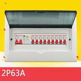 กล่อง Db ไฟฟ้า OEM เทอร์มินัลกล่องกระจายพลาสติกพร้อมเซอร์กิตเบรกเกอร์หลายวิธี