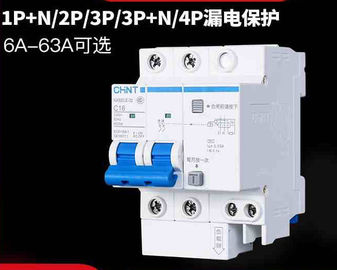 6 ~ 63A Earth Circuit Breaker โดยรั่ว, เบรกเกอร์ไฟฟ้า 1 2 3 4 P AC230 / 400V