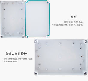 IP67 AG กล่องกระจายสภาพอากาศ ABS + PC กลางแจ้งชุดกันฝนกลางแจ้ง 5 8 12 15 18 24 วิธี