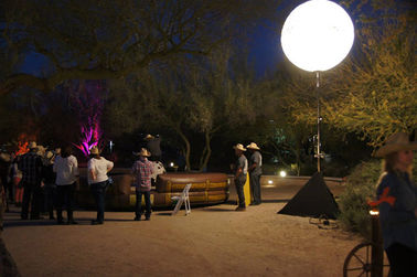 โคมไฟบอลลูนไฟ Led พอง 800 W, บอลลูนเหตุการณ์นำโคมไฟสำหรับใช้ในงานแต่งงาน