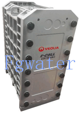 0.01-0.1um Veolia MK-7 EDI ระบบประกอบไฟฟ้าเพิ่มผลิตน้ําบริสุทธิ์