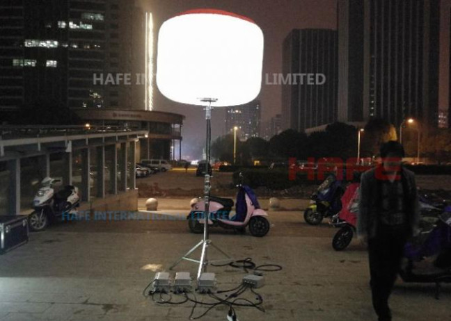 ไฟบอลลูน LED Sun Series 400W ไฟฉุกเฉินแบบพกพา สำหรับงานอุตสาหกรรมและกู้ภัย 230V AC