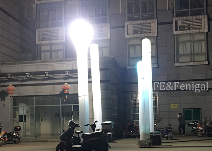 แหล่งจ่ายไฟภายนอกเสริม 120V/50HZ HID 1000w หอไฟฉุกเฉินแบบเป่าลม แบตเตอรี่