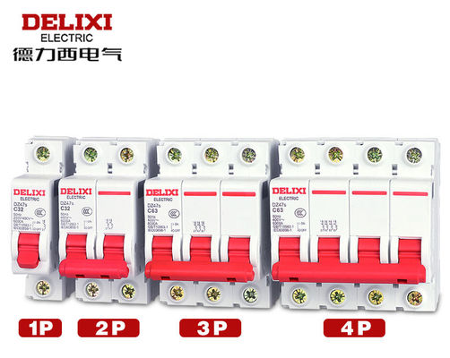 DZ47s เบรกเกอร์ขนาดเล็ก, เบรกเกอร์ไฟฟ้า 1 ~ 63A 80 ~ 125A