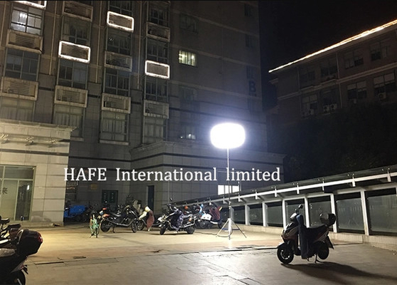 ไฟบอลลูน LED 1000W ไฟส่องสว่างที่จำเป็นสำหรับการปฏิบัติการกู้ภัยจากอุบัติเหตุทางทะเลและดับเพลิง